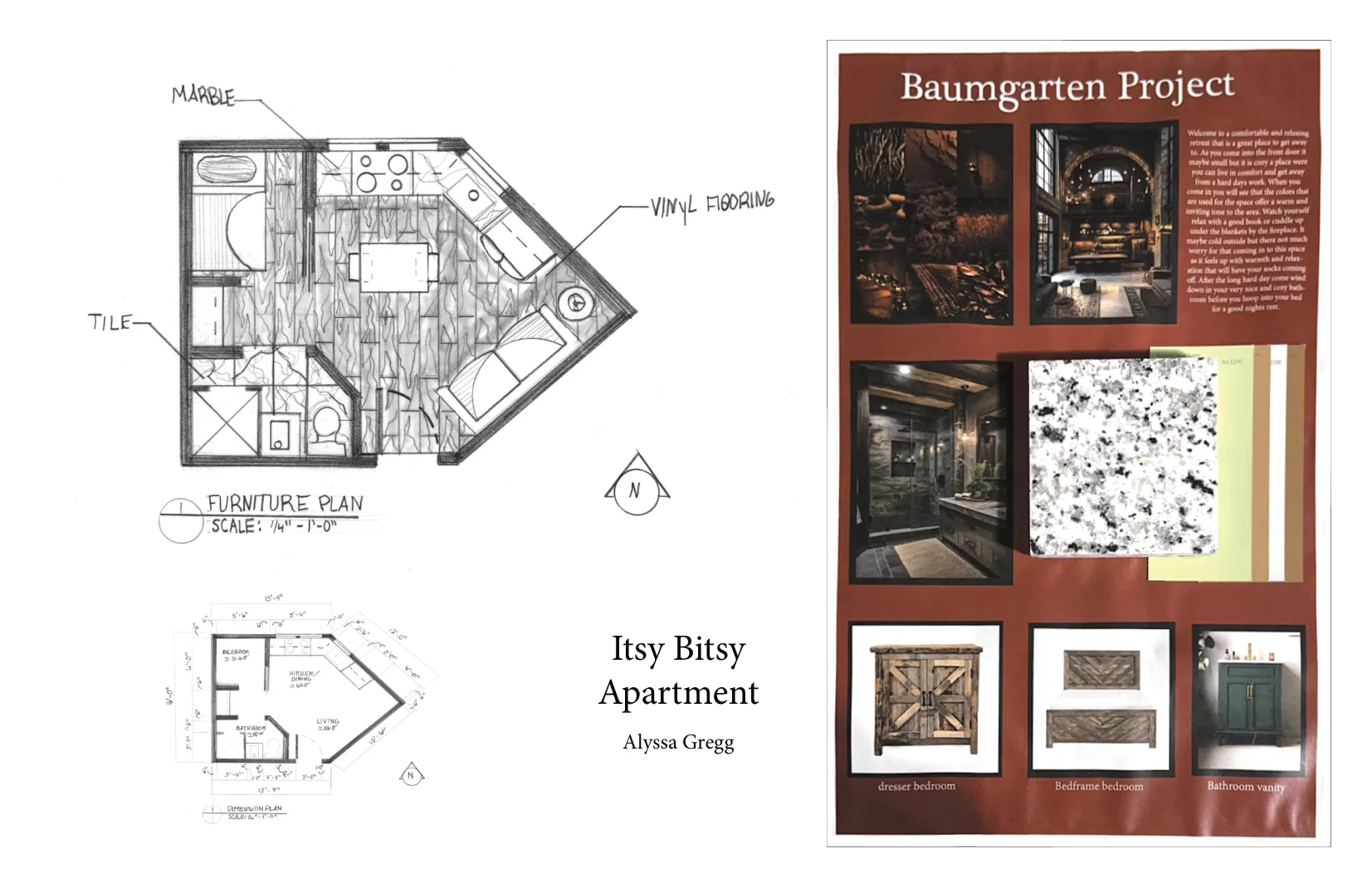 Itsy Bitsy Apartment from Alyssa Gregg student portfolio