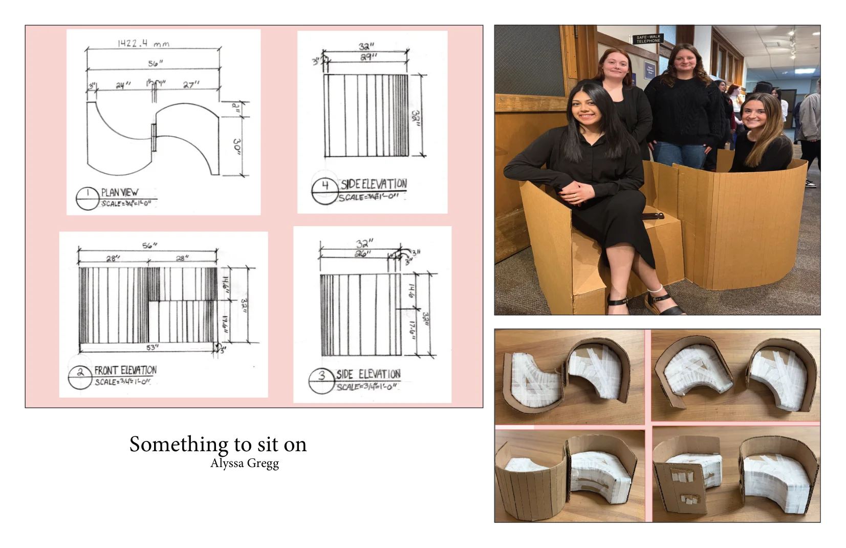 Something to Sit On from Alyssa Gregg student portfolio